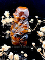 Tiger Eye Laughing Buddha Medium