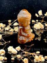 Tiger Eye Sitting Buddha Medium