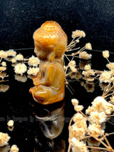 Tiger Eye Sitting Buddha Medium
