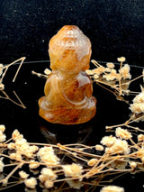Tiger Eye Sitting Buddha Medium