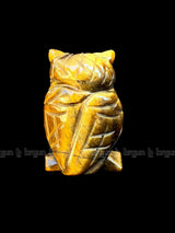 Tiger eye Owl Sculpture 