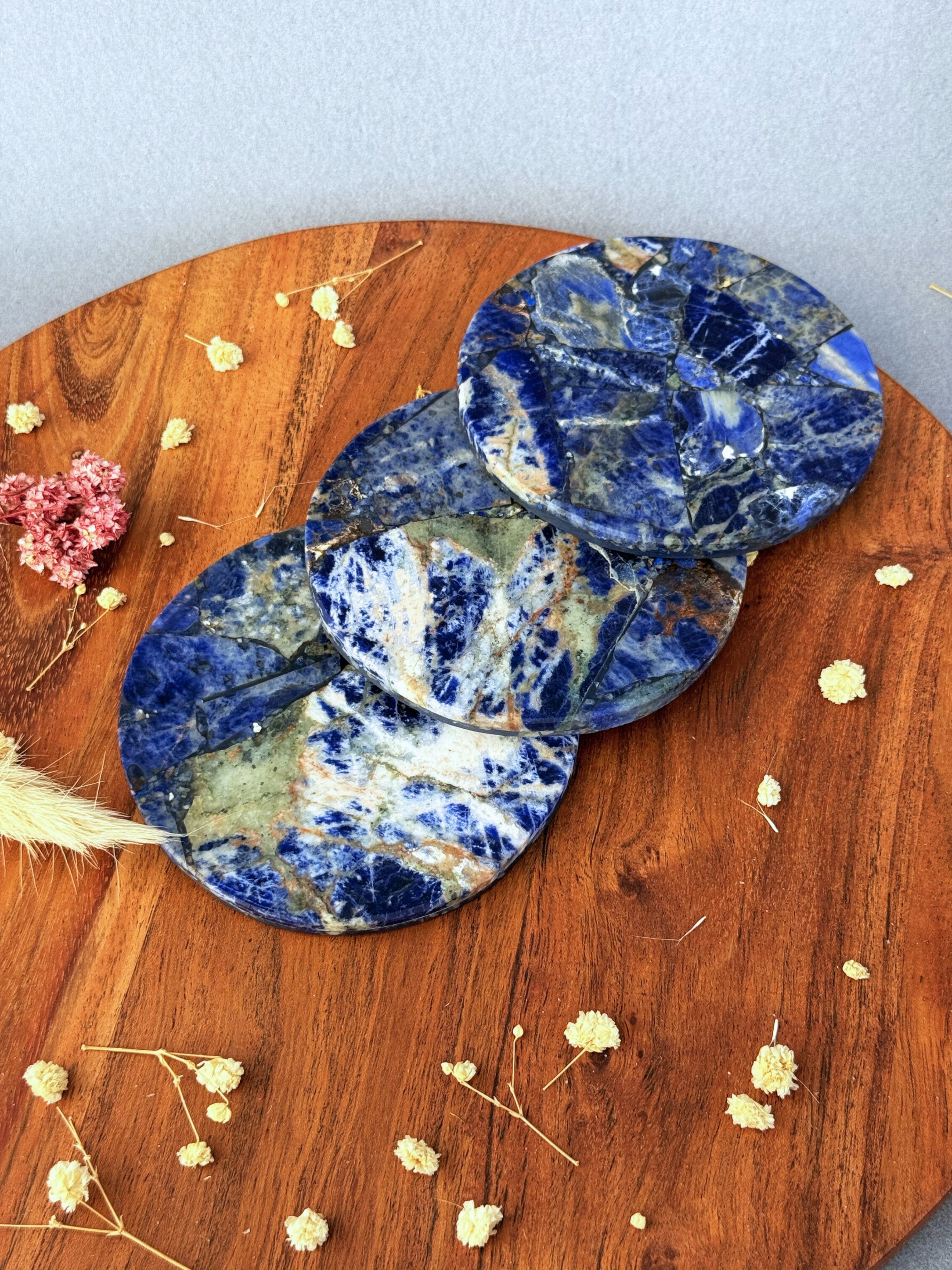 Sodalite Round Coasters