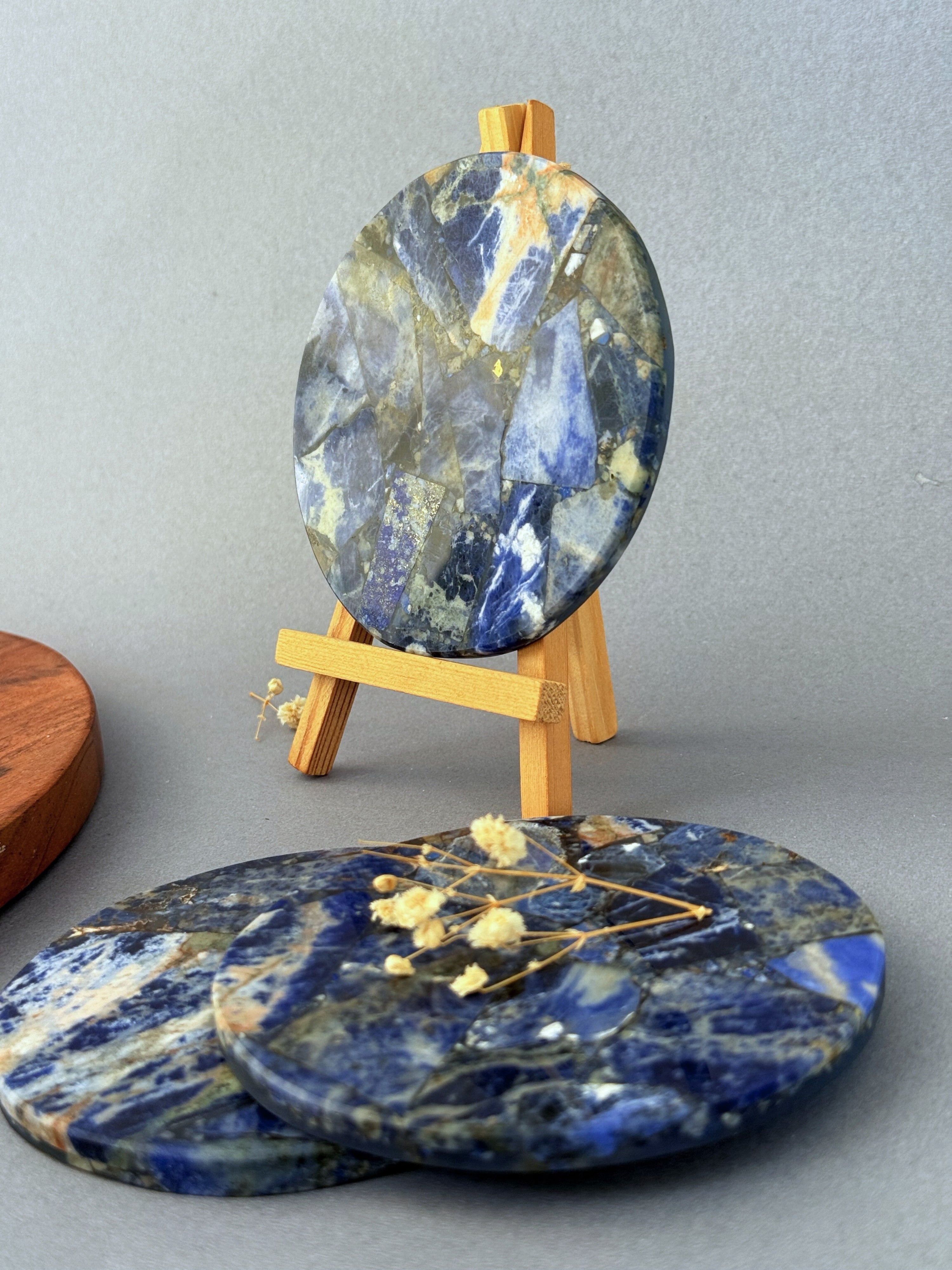 Sodalite Round Coasters