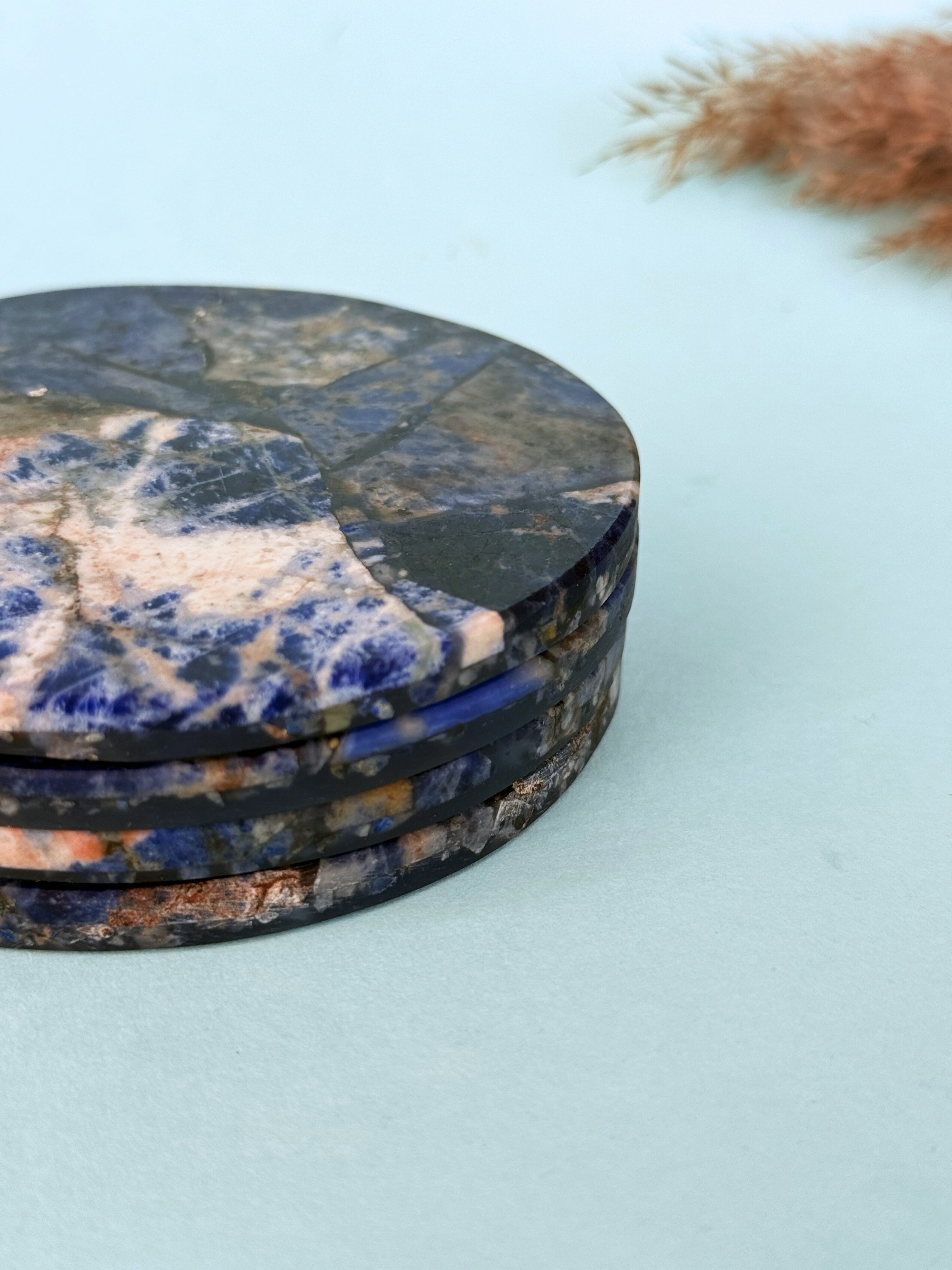 Sodalite Round Coasters