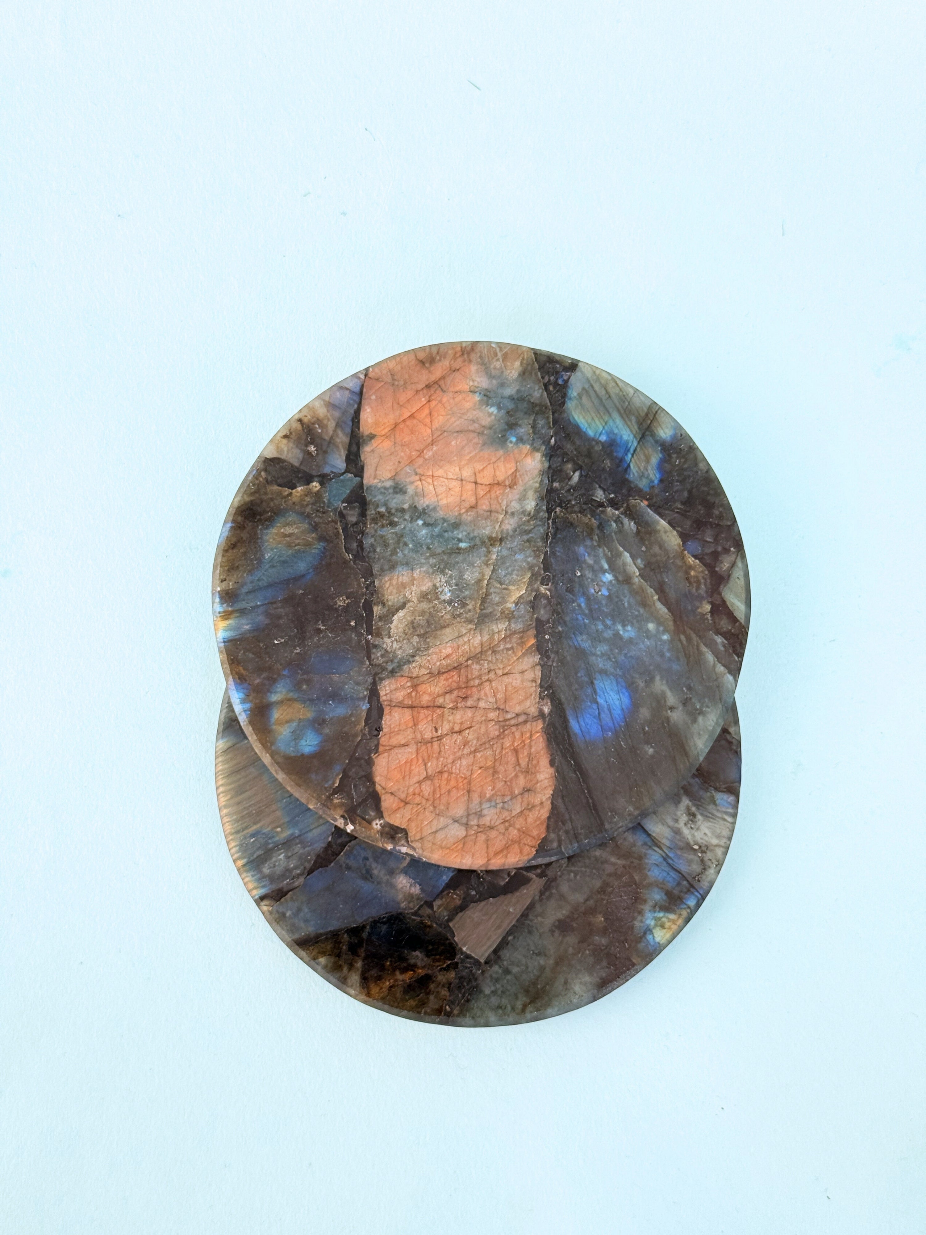 Labradorite Round Coasters