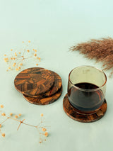 Tiger Eye Round Coasters