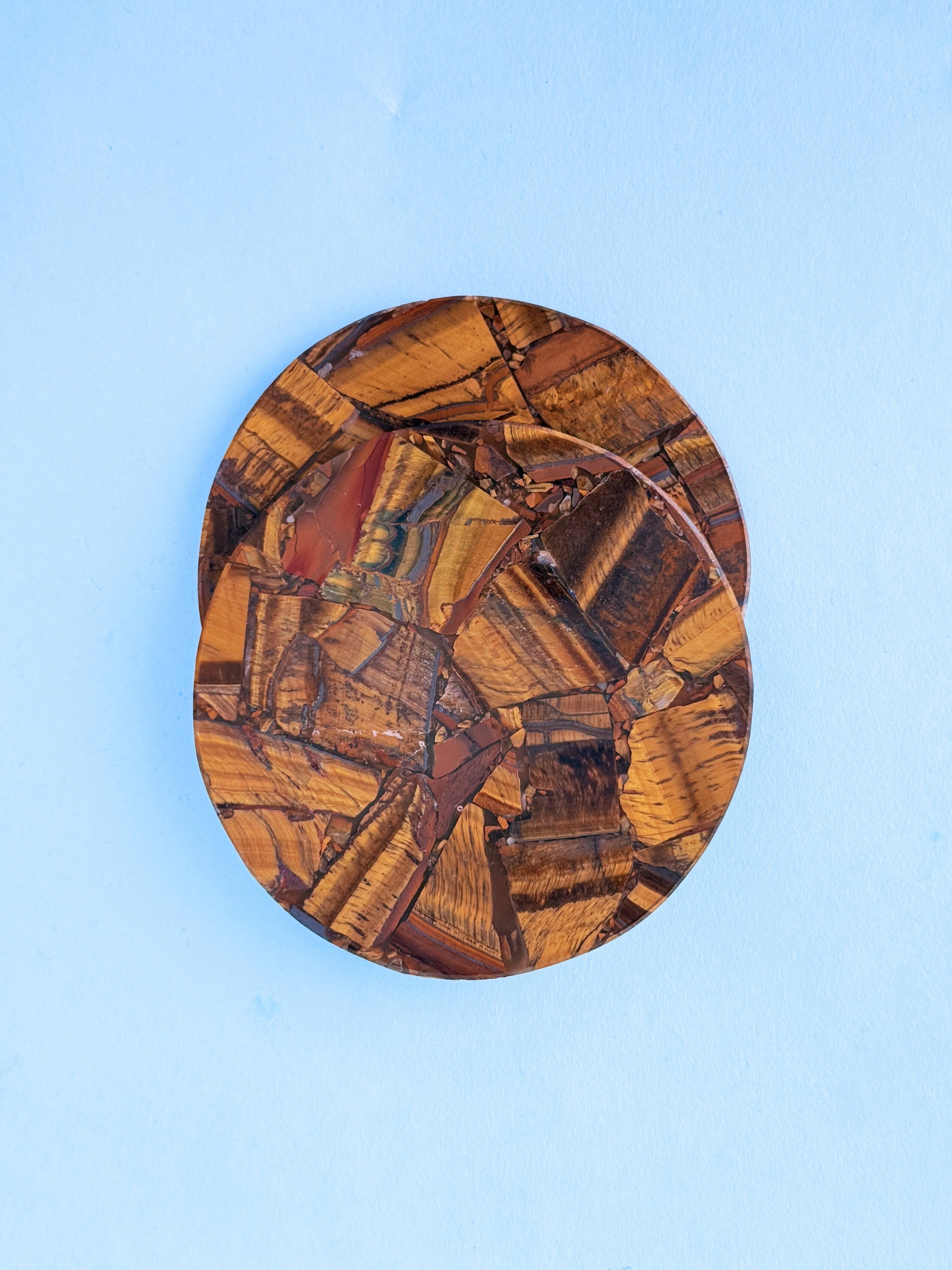 Tiger Eye Round Coasters
