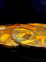 Tiger Eye Round Coasters