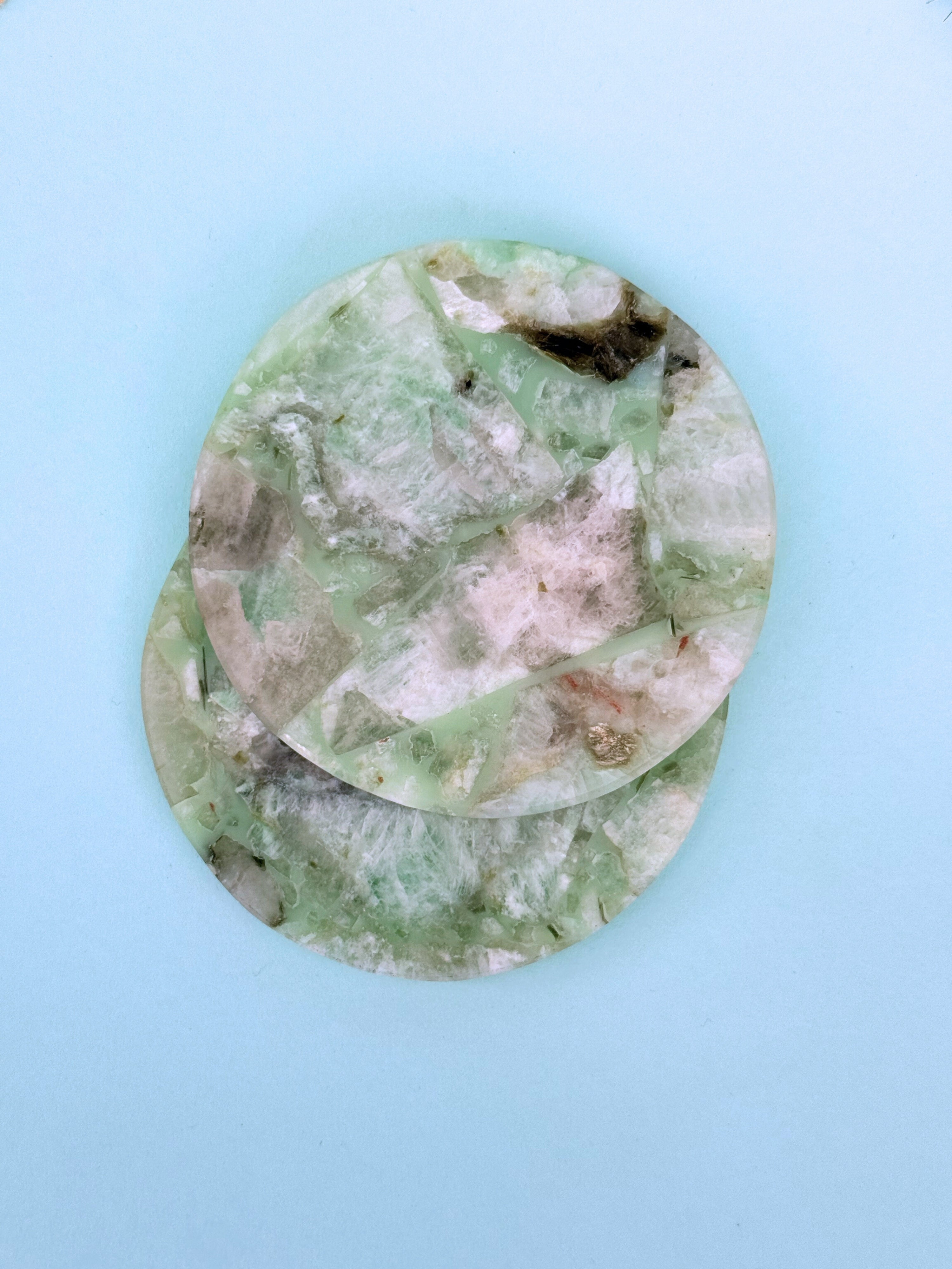 Amazonite Round Coasters thumbnail 3
