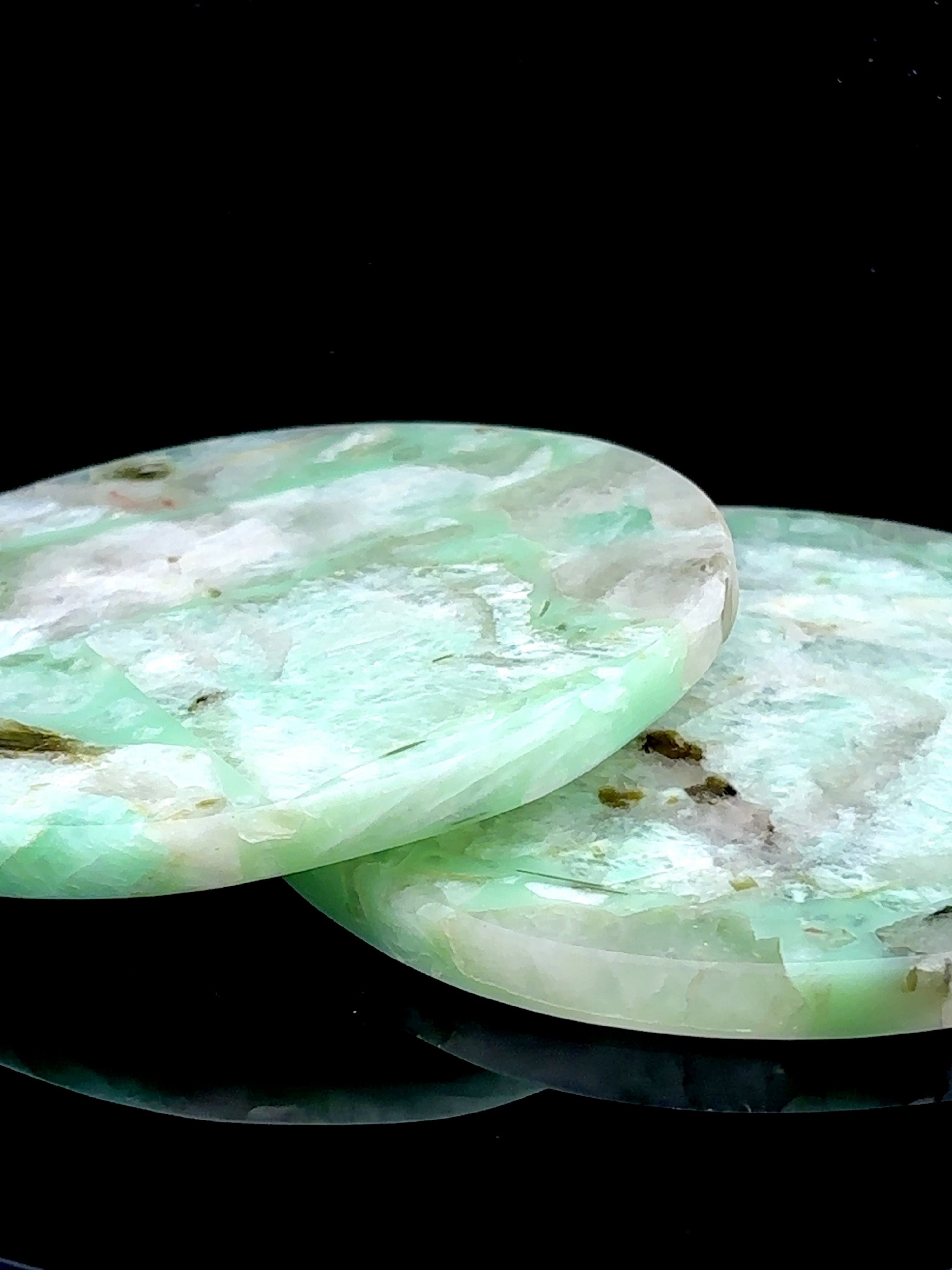 Amazonite Round Coasters