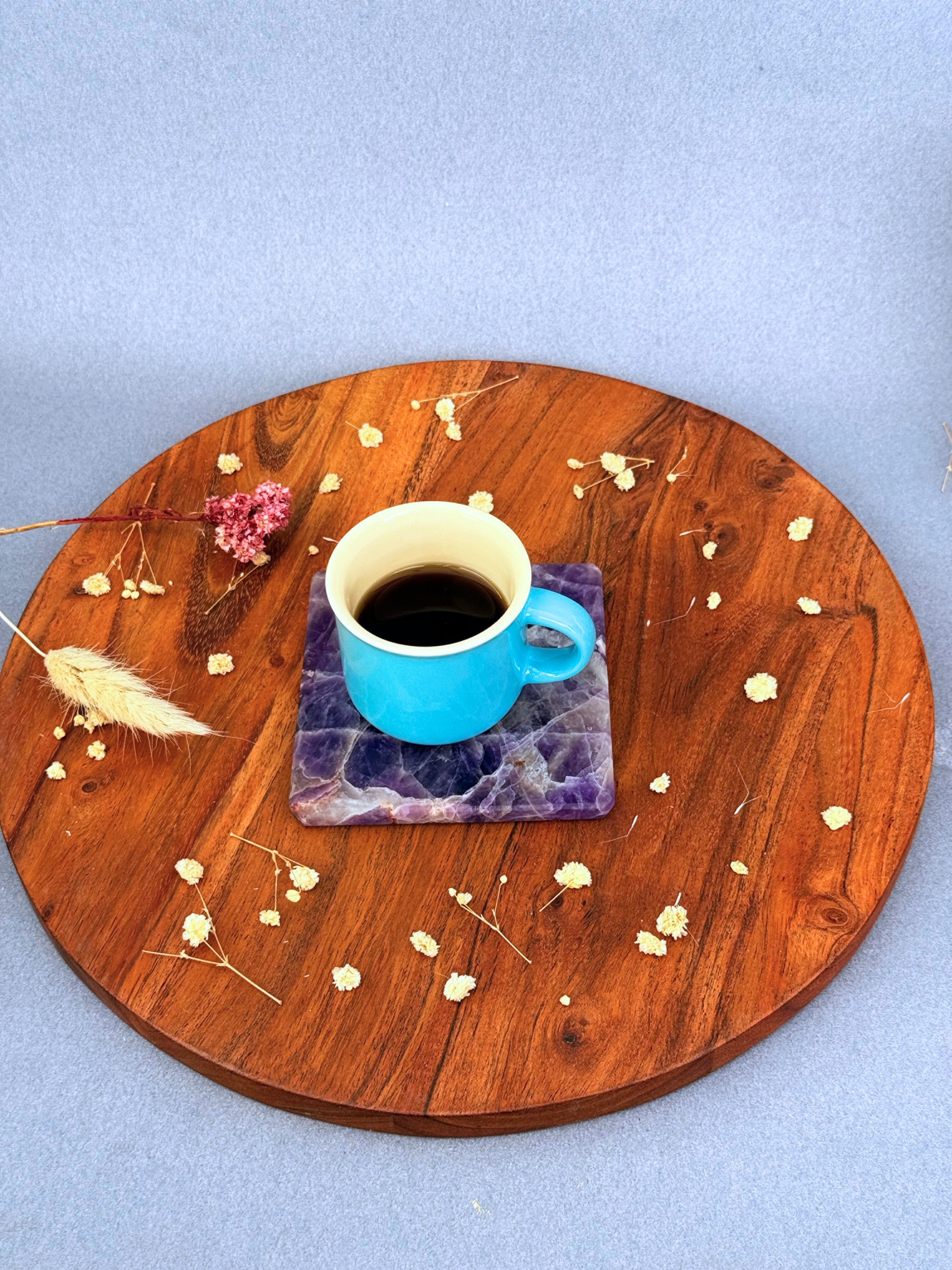 Amethyst Square Coasters