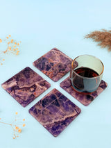 Amethyst Square Coasters