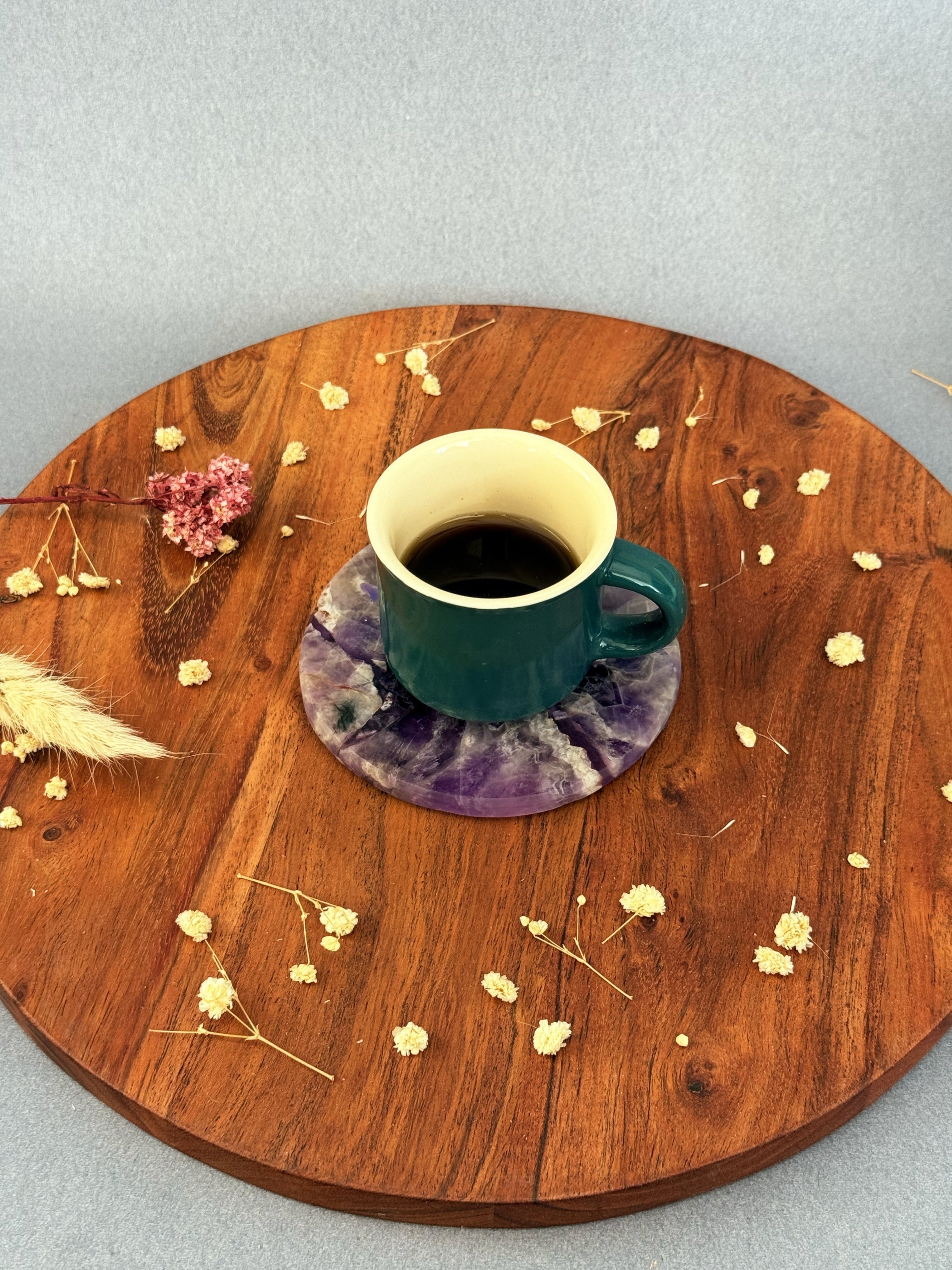 Amethyst Round Coasters