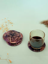 Amethyst Round Coasters