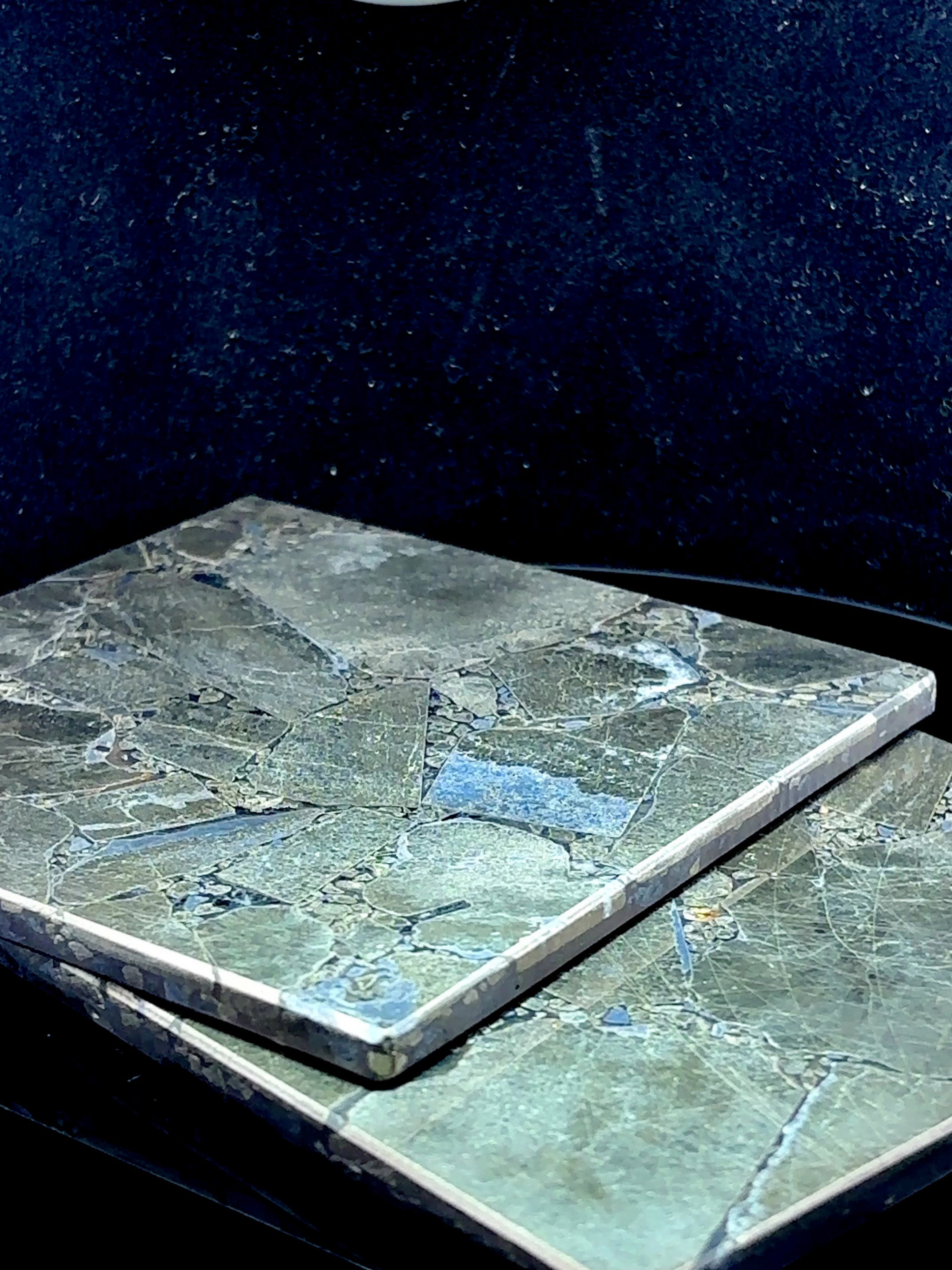 Pyrite Square Coasters
