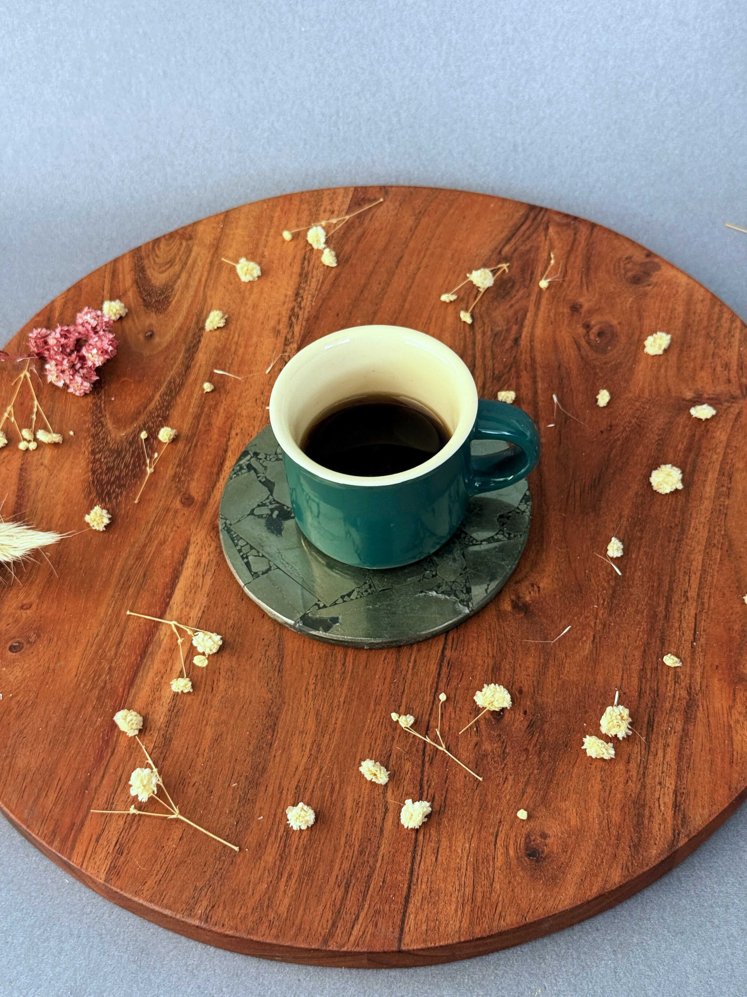 Pyrite Round Coasters
