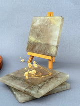 Smokey Quartz Square Coasters