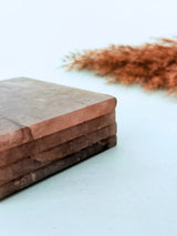 Smokey Quartz Square Coasters