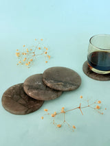 Smokey Quartz Round Coasters
