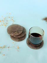 Smokey Quartz Round Coasters