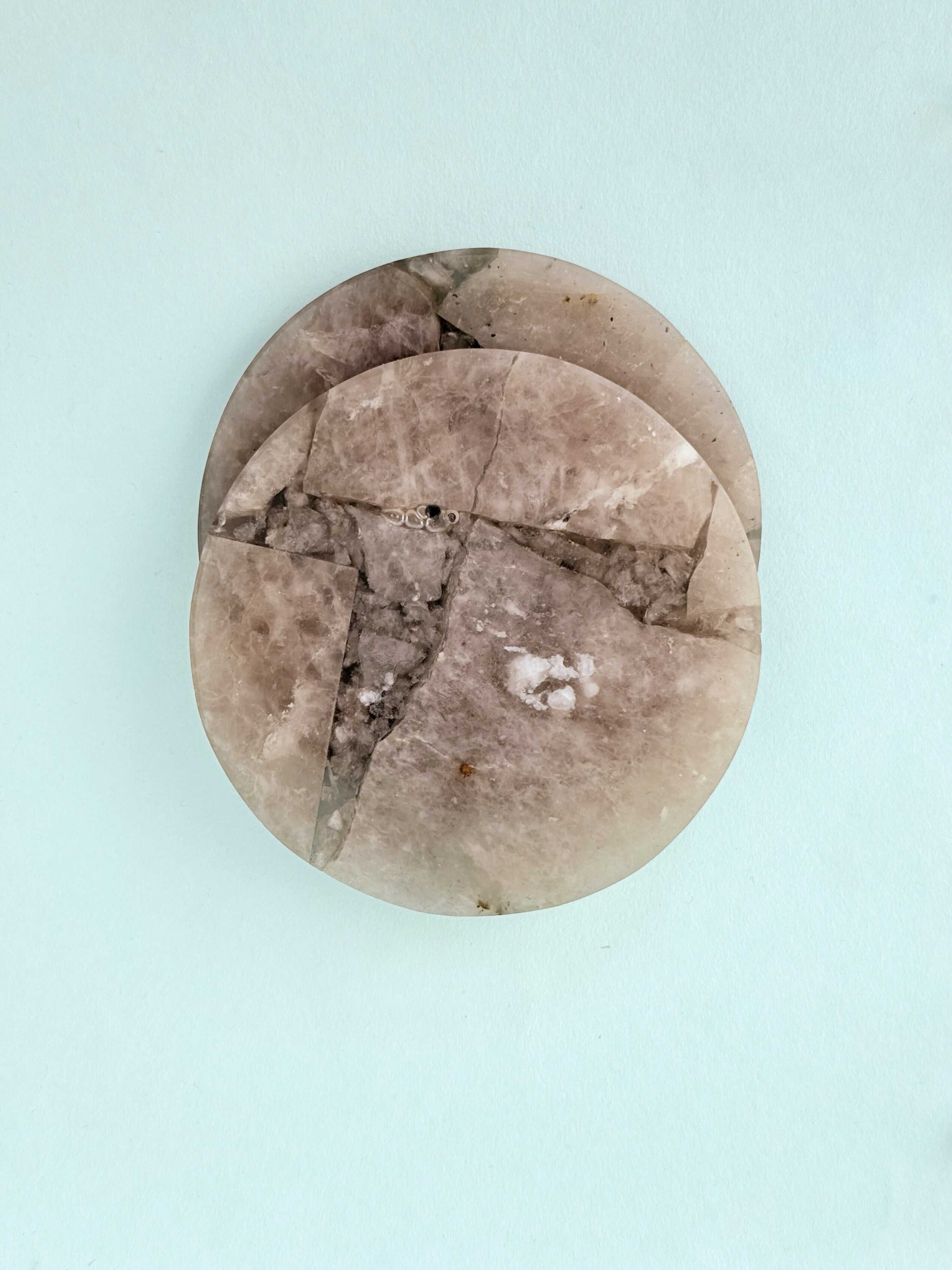 Smokey Quartz Round Coasters