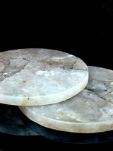 Smokey Quartz Round Coasters