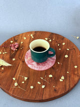 Rose Quartz Round Coasters