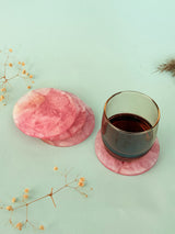 Rose Quartz Round Coasters