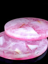 Rose Quartz Round Coasters