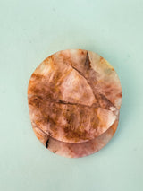 Fire Quartz Round Coasters