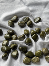 NaturalVasonite tumbled crystals by Braun Homes √ê polished healing stones for meditation, Reiki, chakra balancing, anxiety relief, and spiritual energy protection in deep purple hues
