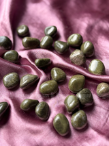 NaturalVasonite tumbled crystals by Braun Homes √ê polished healing stones for meditation, Reiki, chakra balancing, anxiety relief, and spiritual energy protection in deep purple hues