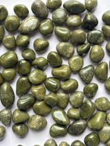 NaturalVasonite tumbled crystals by Braun Homes √ê polished healing stones for meditation, Reiki, chakra balancing, anxiety relief, and spiritual energy protection in deep purple hues