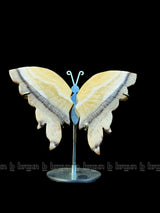 White Onyx Butterfly