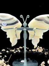 White Onyx Butterfly