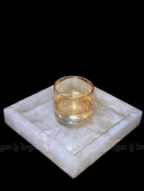 White Quartz Square Tray