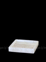 White Quartz Square Tray