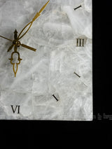 White Quartz Square Wall Clock