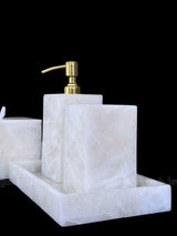 Bathroom set of 3 - White Quartz