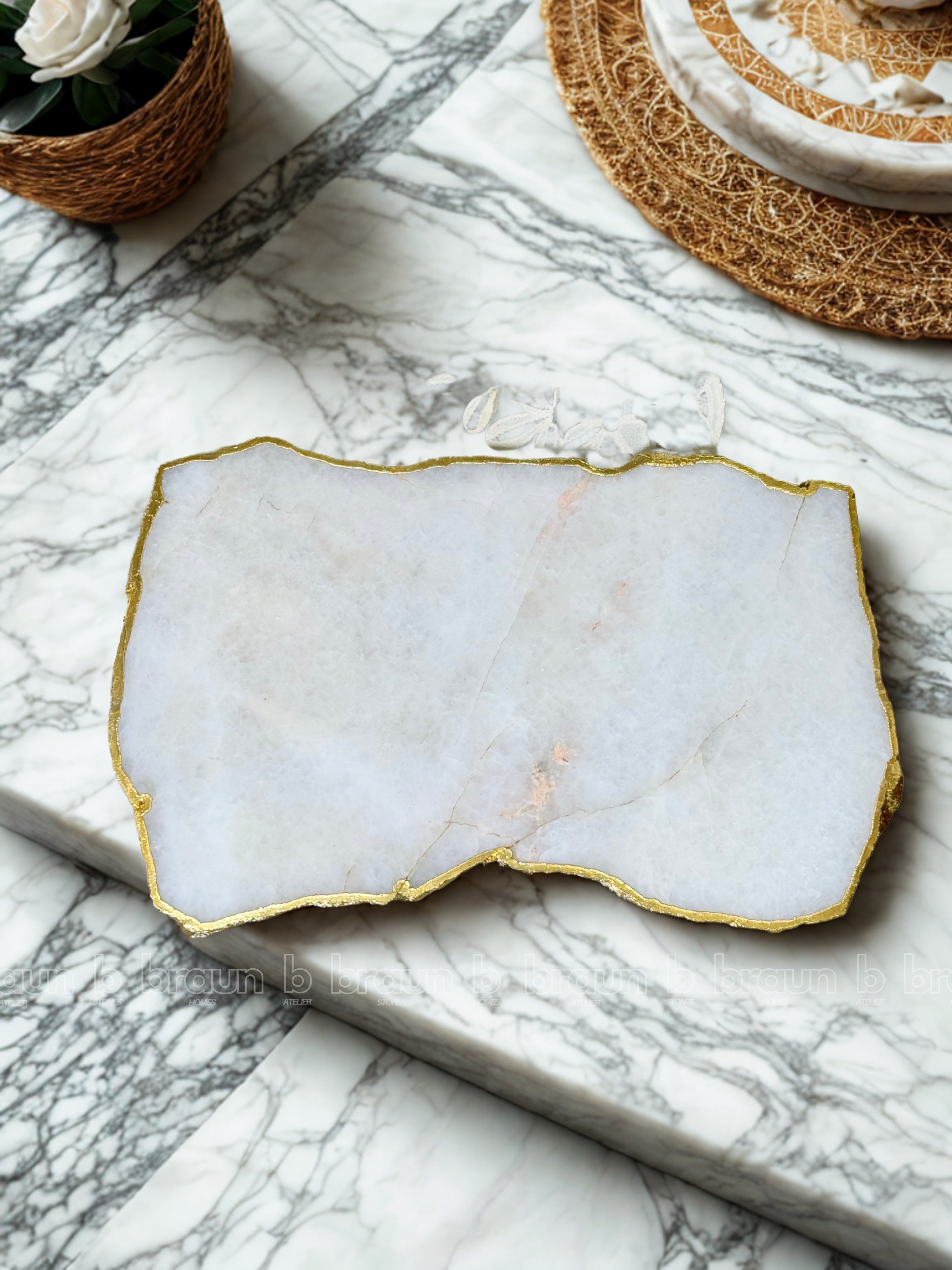 White Quartz Platter