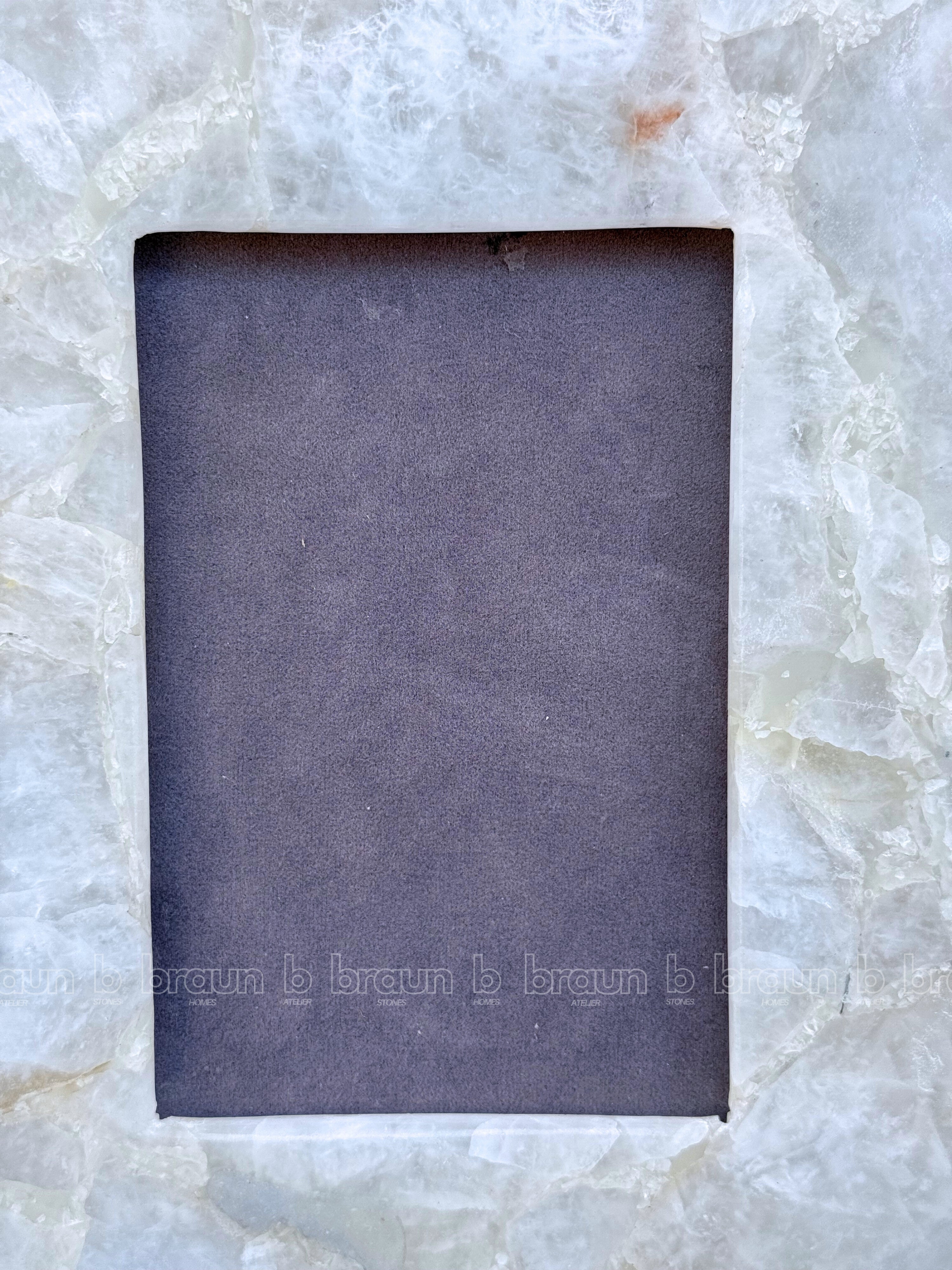 White Quartz Photo Frame