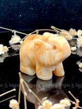 Yellow Aventurine Elephant Small