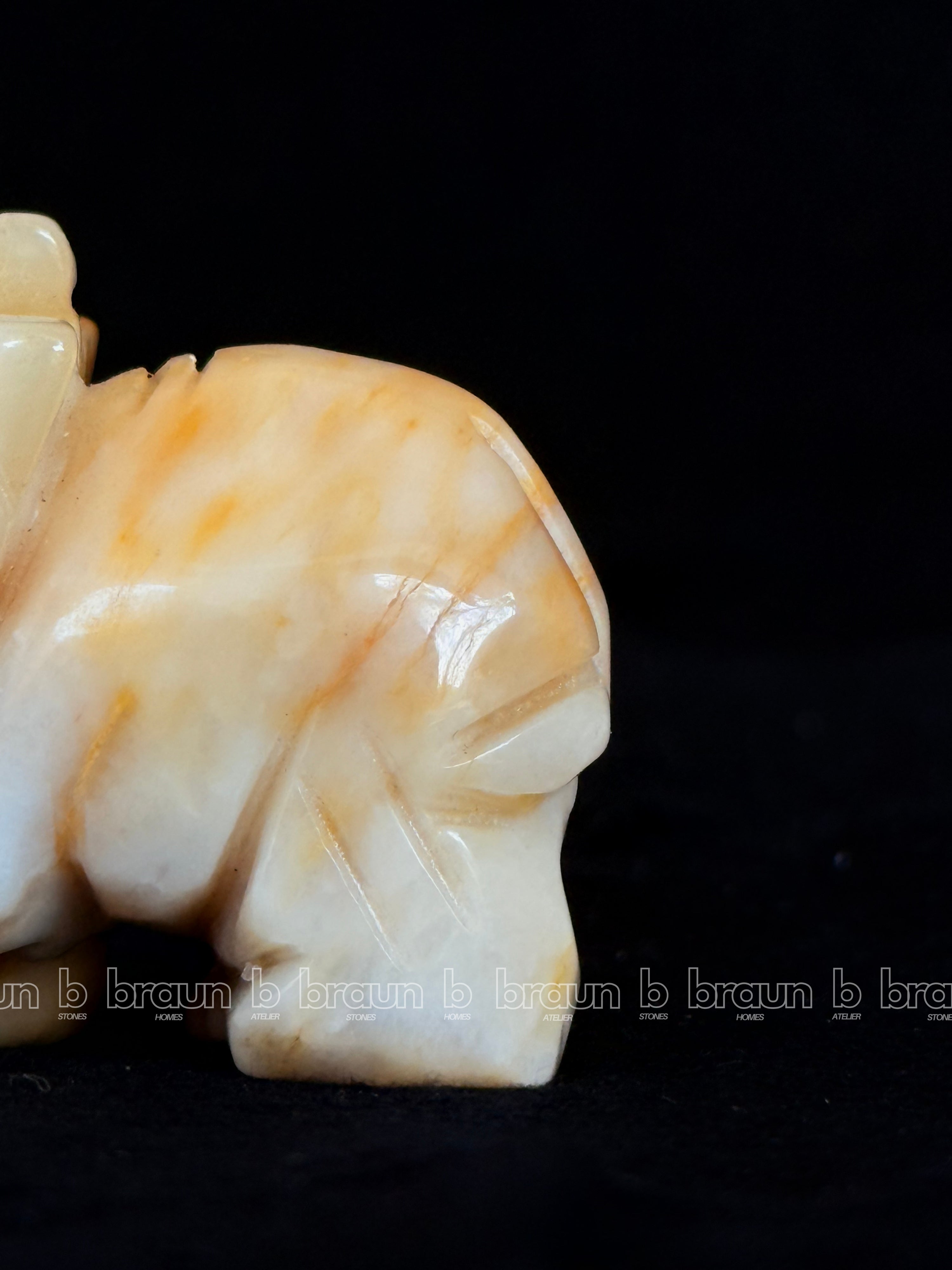 Yellow Aventurine Elephant Xsmall thumbnail 4