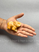 Yellow Aventurine Elephant Medium