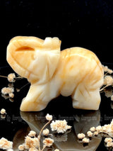 Yellow Aventurine Elephant Medium