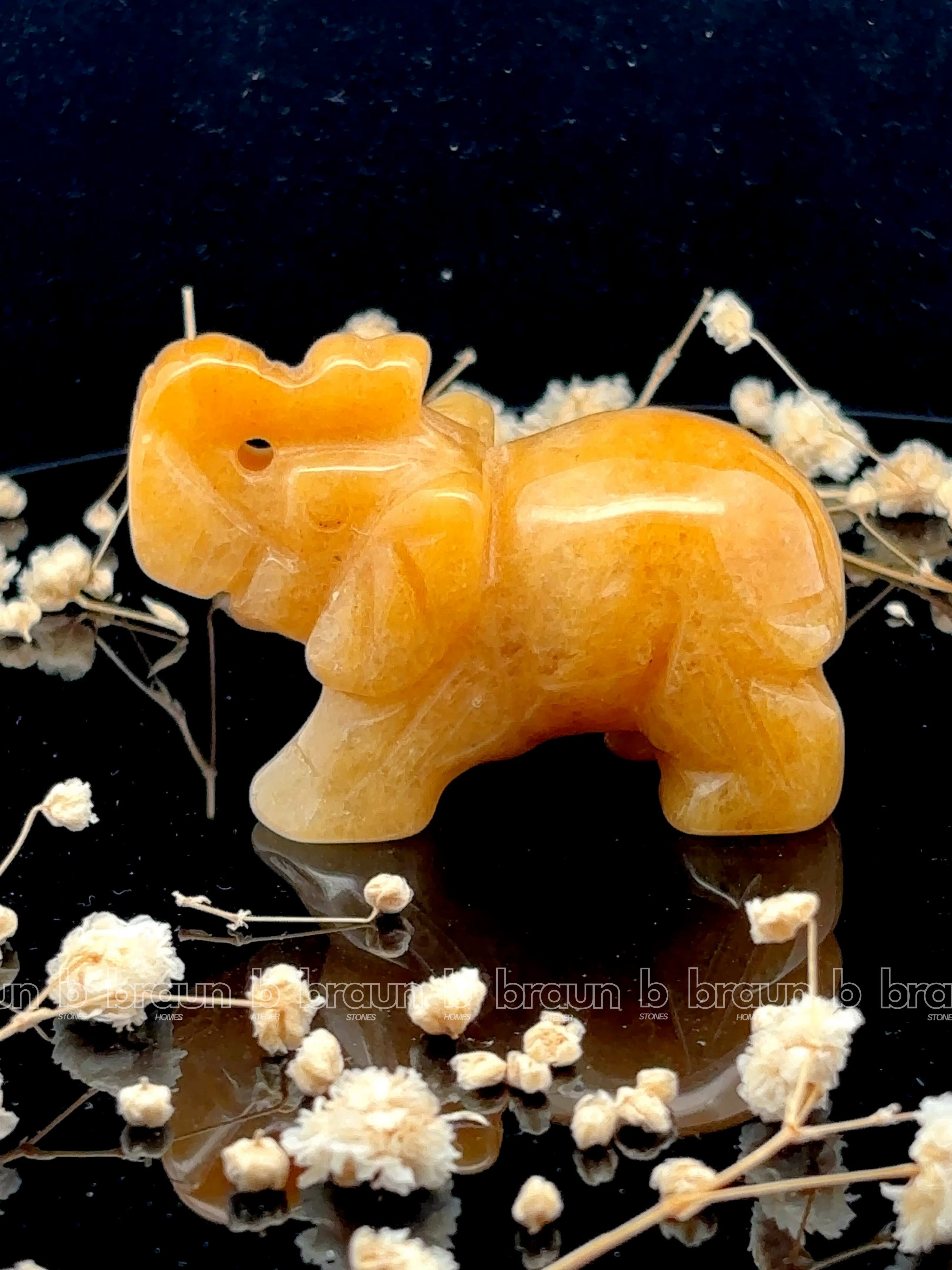 Yellow Aventurine Elephant Xsmall thumbnail 5