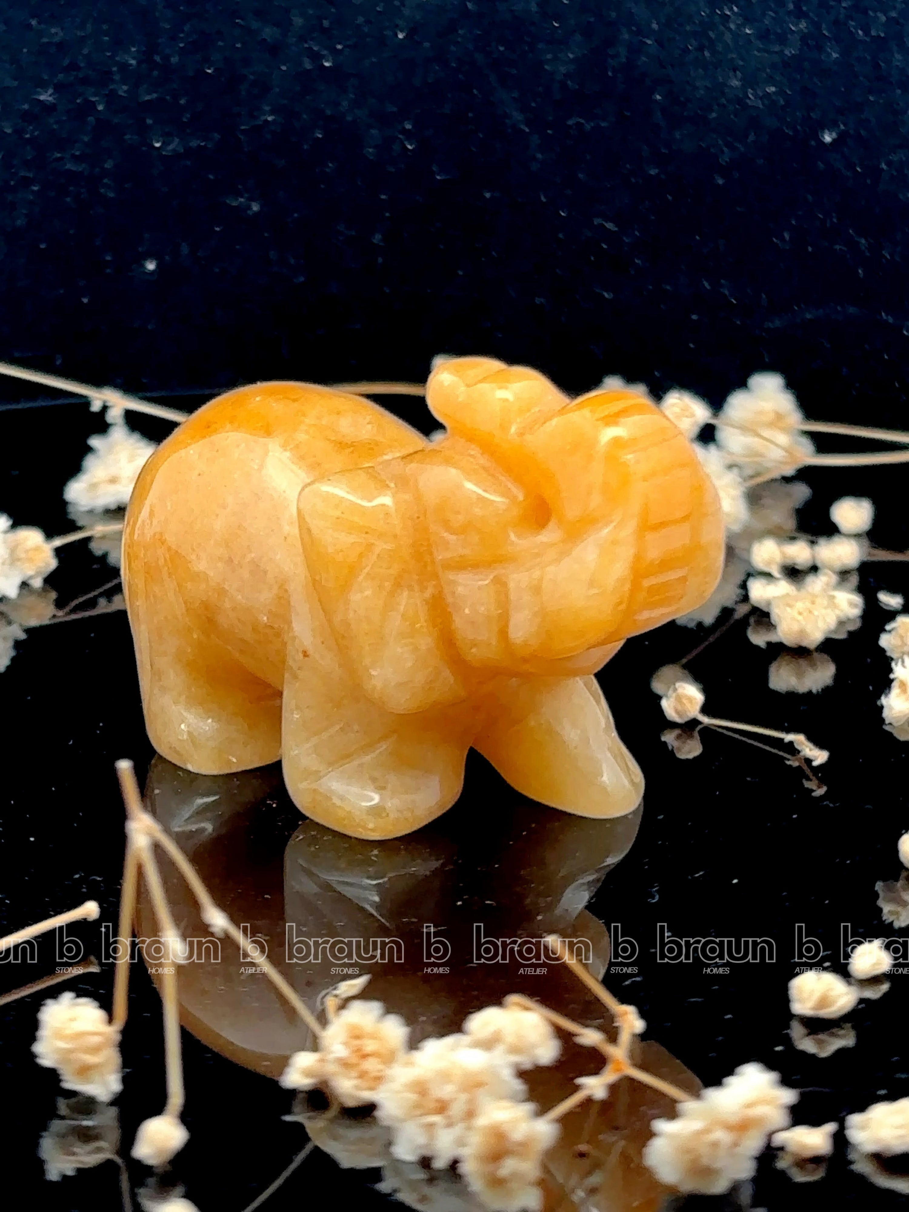 Yellow Aventurine Elephant Xsmall