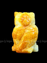 Yellow Aventurine Owl Sculpture 