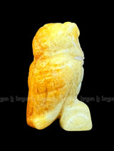Yellow Aventurine Owl Sculpture 