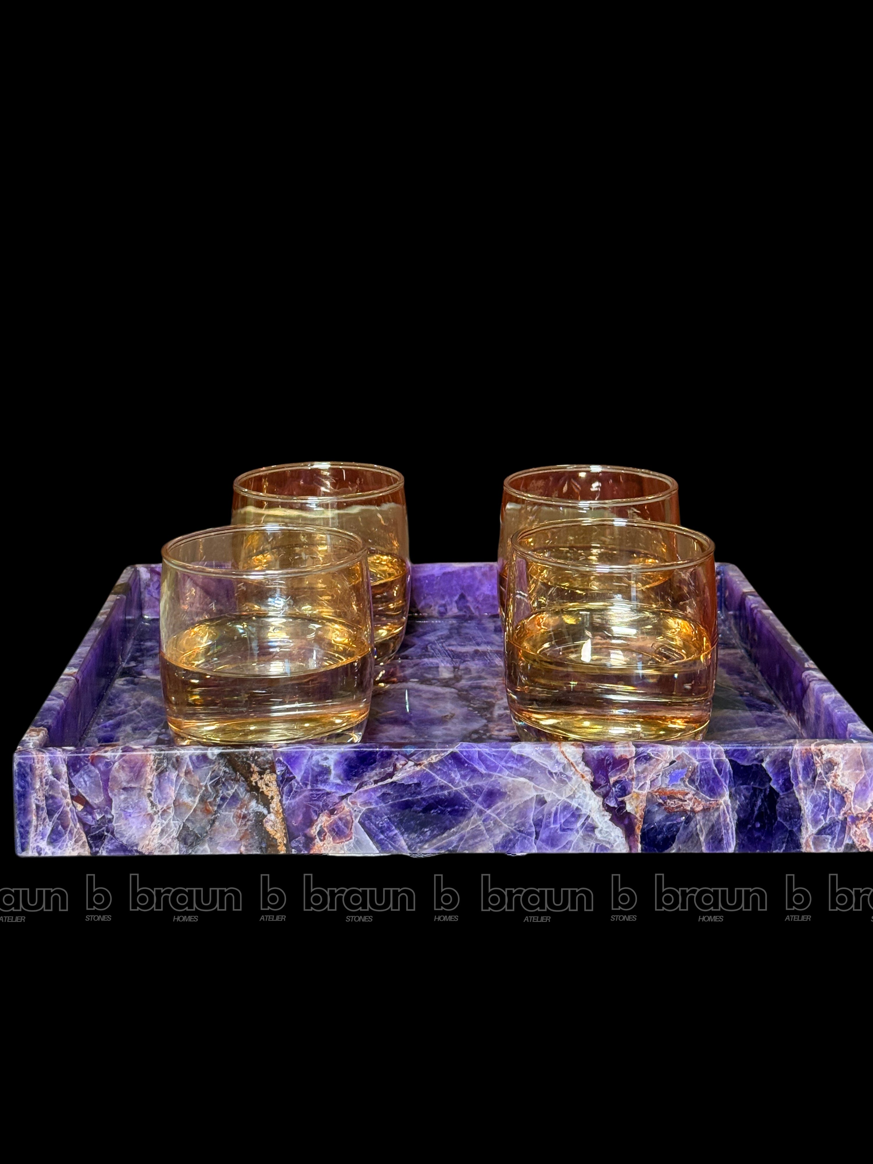 Amethyst Rectangle Tray